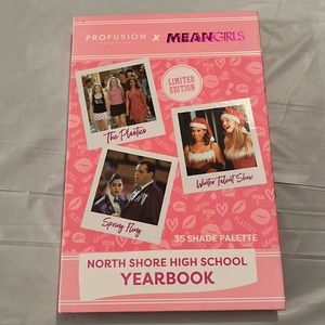 Profusion cosmetics x mean girls eyeshadow palette.